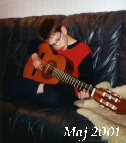 Jag har b�rjat spela gitarr