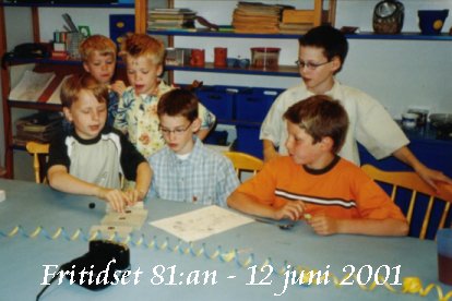 P� 81:an, en av de sista dagarna p� fritids...