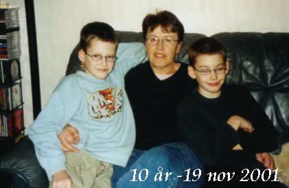 Robin, farmor och jag