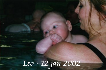 Min lillebror Leo och hans mamma Sabina
