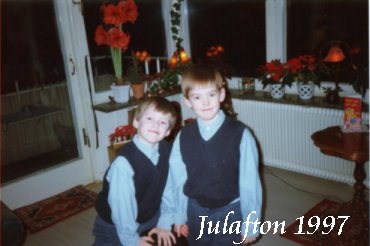 Jag och Robin hos Inger och Lars-Erik