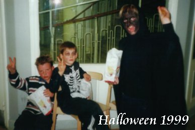 Halloweenfest med klassen i 2:an