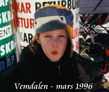 Vi �ker skidor i Vemdalen i �r ox�