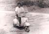 Donato con su moto - Las Caba�as de Virtus. Foto enviada por Alfonso Pe�a