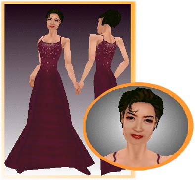 Body mesh by Maxis, head mesh by SimSkins, poses by Desdemona