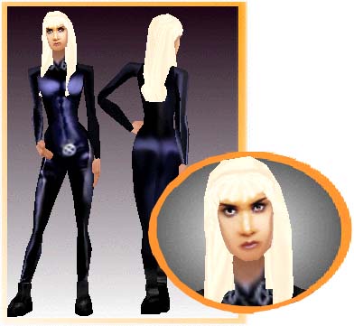 Hair mesh by Valeria SimGirls, body mesh by Maxis, Poses by&nbsp; SimLand