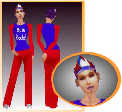 Head mesh by Sim Sketches, Body mesh unknown, poses unknown