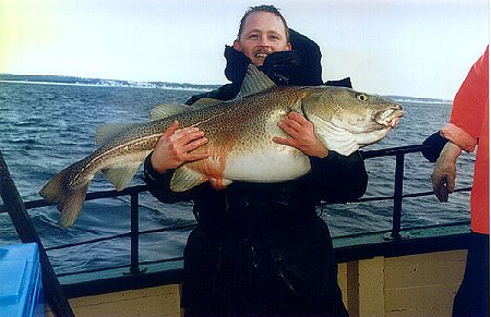Min PR torsk 17,5 kg fra �resund marts 2000
