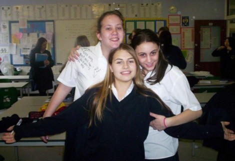 Megan Squires, Irina Dashkovsky and Zara Waters