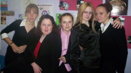 Sian Tompkins, Amy Kitcherside, Kayleigh Smith, Beck White and Becci Neave
