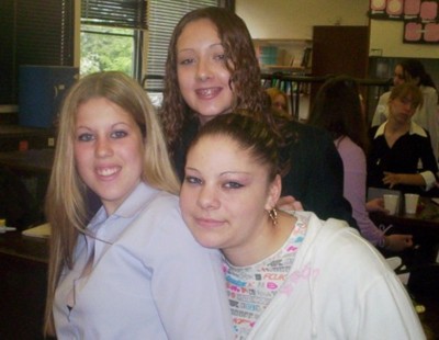 Louise Ellis, Becky Harper-Bill and Paula Bedwell at the top