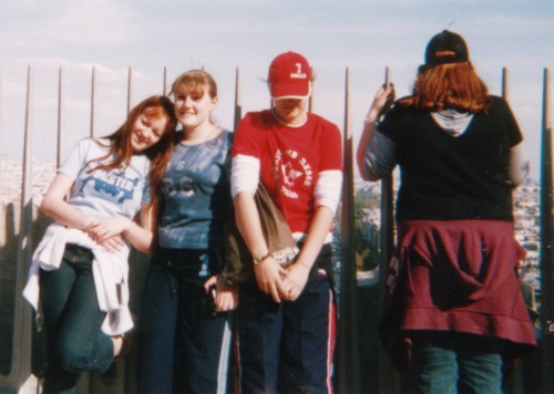 Leanne Rice, Rachel Turner, Jayne Jones and Lucy Wallace`s back