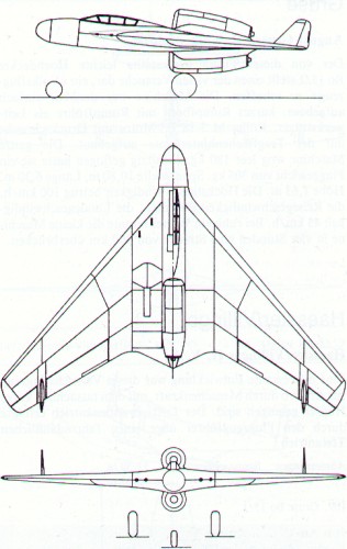 Go P. 60 C three-view drawing, click to enlarge