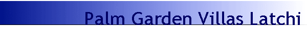 Palm Garden Villas Latchi