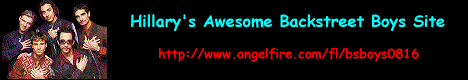 Hillary's awesome Backstreet Boys Site