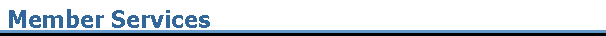 Member Services