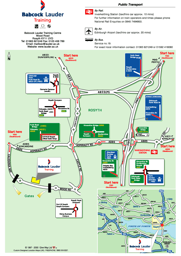 Map courtesy of Lauder College