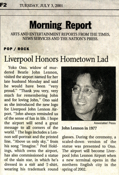John Lennon News