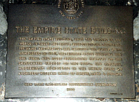 Empire State Building placard