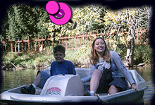 Lynz and Jono on the water