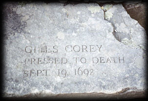 Giles Corey Monument