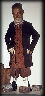 Giles Corey wax figure