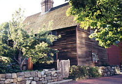 House at old burying point