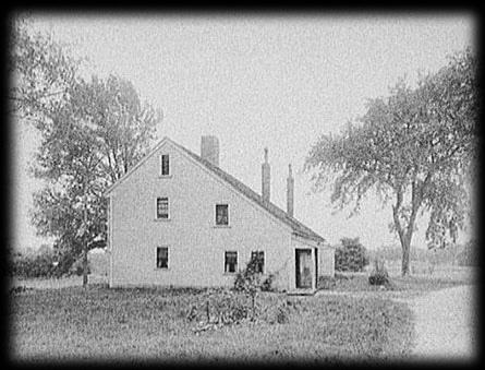 1910 picture of Rebecca Nurse's house