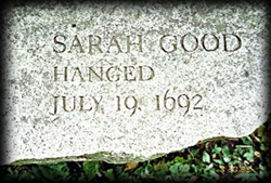 Sarah Good epitaph