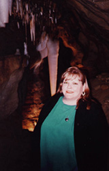 Here I am exploring a cave.