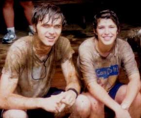 if they only knew how much they've taught me and how much they mean to me...you two are two of my dearest friends and companions in the pursuit of the Savior - i'm SOOO thankful for you both and love you both very dearly! (by the way, they're covered in mud because of the HUGE mudfight we had at church camp one year. they're not hobo's - i promise. lol)