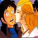 Uh oh... smoochy smoochy