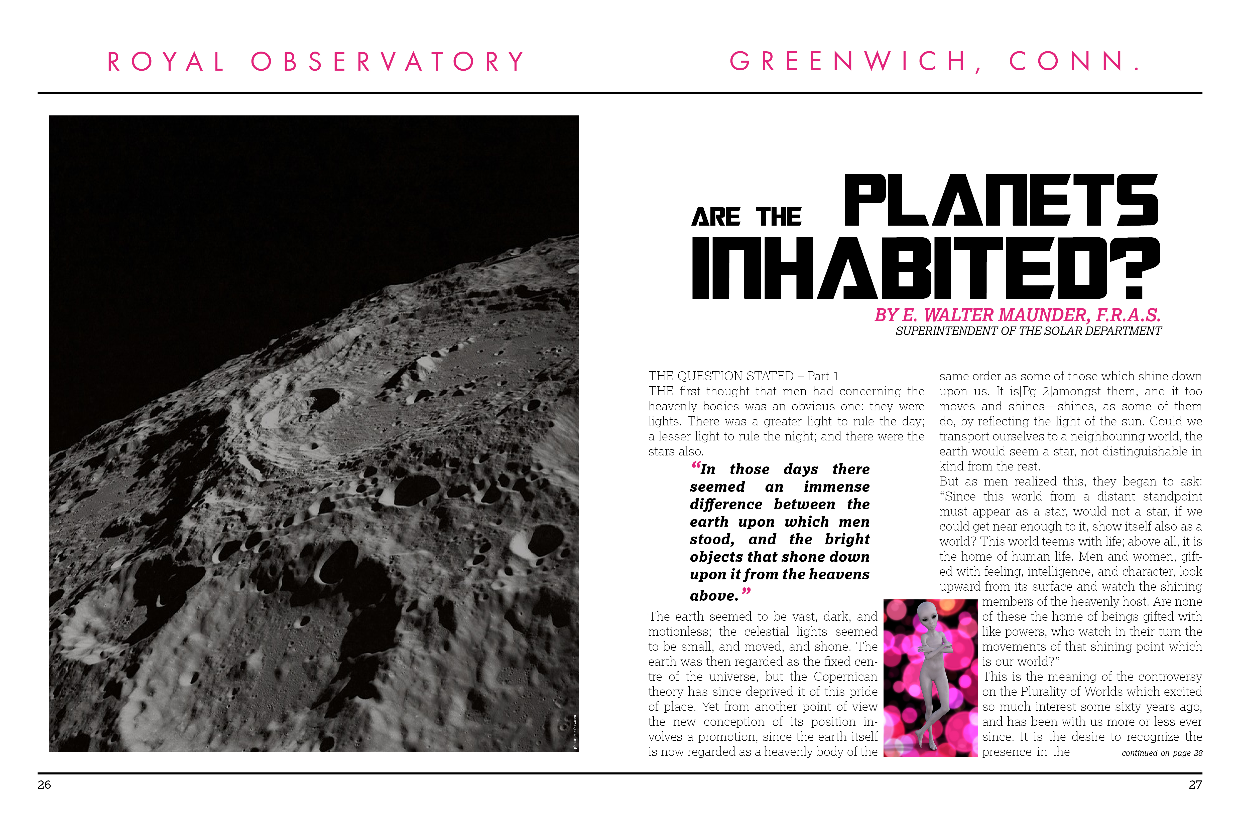 alien magazine spread