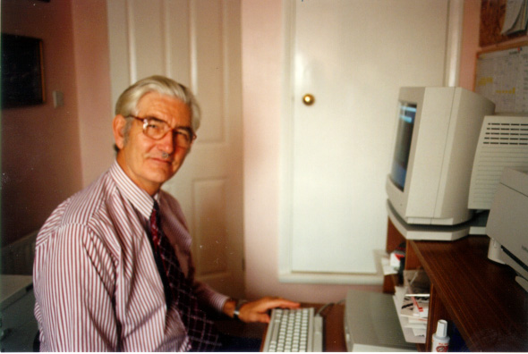 Laurie Brettingham in his office.