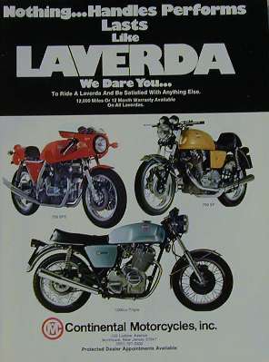Laverda Werbung USA