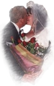 Nigel and Lavinia after the wedding dance......11th November 99