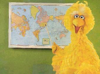 Big Bird plots world domination