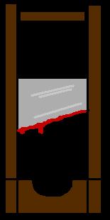 Je suis une guillotine