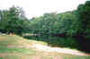 La rivi&egrave;re Allier vu du camping
