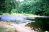 La rivi&egrave;re Allier vu du camping