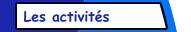 Les activit&eacute;s
