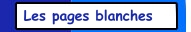 Les pages blanches