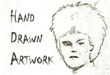 Hand drawn artwork