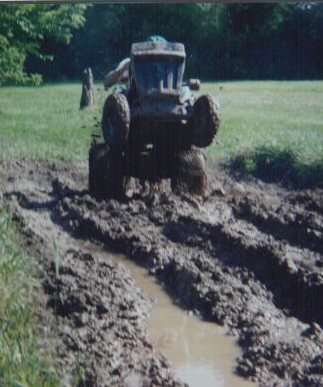 LARRY POTENZA DOING A MAJOR WHEELIE ON ONE BAD MUDDER