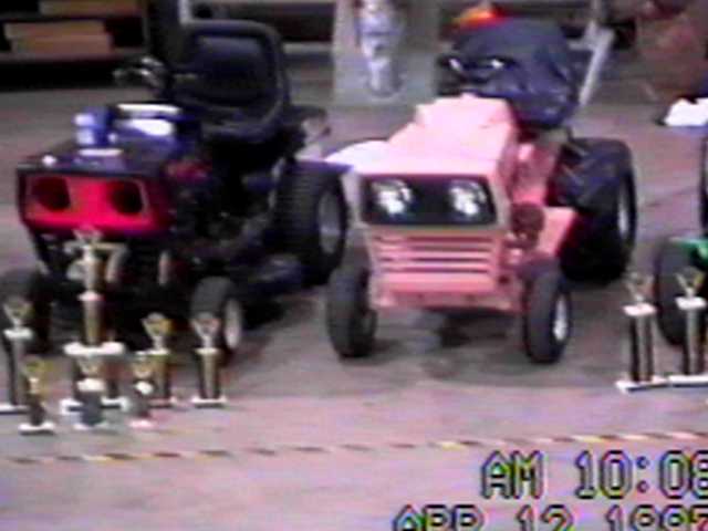 IRON MAIDEN AND PEACHES -N- SCREAM LAWNMOWERS