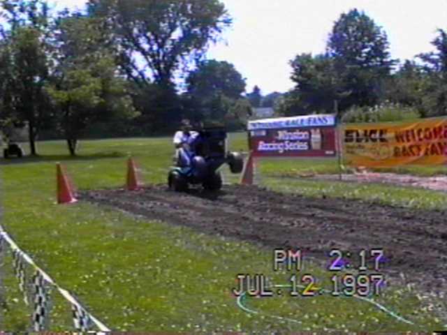 MIKE SPAULDING DOING A WHEELIE