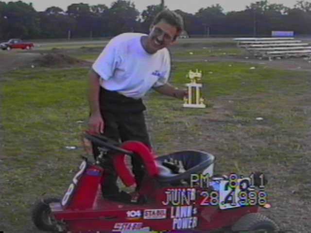 CHUCK MILLER WITH BOOGIE WOOGIE AND TROPHY