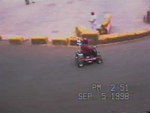 STEVE SERGENT TAKING HIS VICTORY LAP