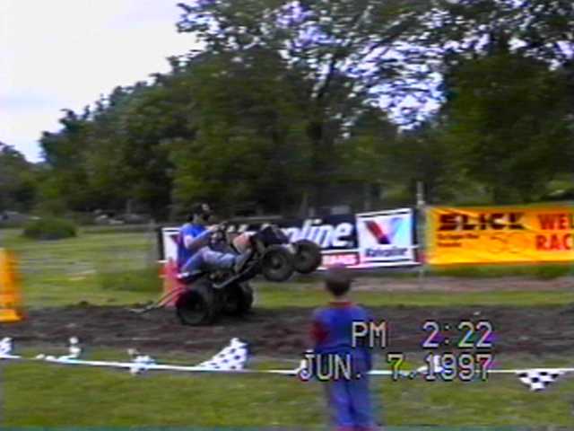 RODNEY DAY DOING A WHEELIE ON BAHAMA BLUE