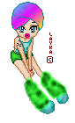 Resultado de ver en una tienda un top que no me vale ^^ intente pintarlo y salio...esto jeje/ one day i look a top that i cant wear ^^ i prooove to paint and made this ^^